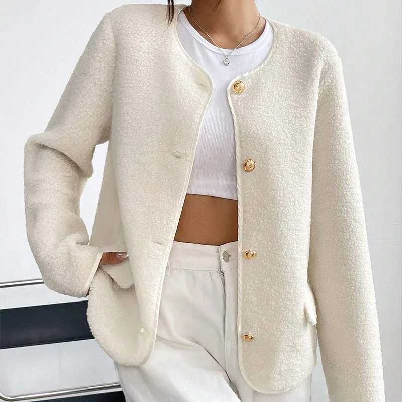 Solid Casual Loose Jacket Coats For Women 2026 Winter Vintage Womens Jackets Overcoat Autumn Female Coat Outerwears TopsT260328