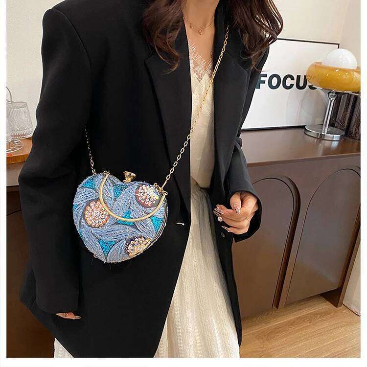 Chinese Embroidery Luxury Gold Clutch For Women Party Bags Evening Purse Designer Crossbody Bag New In Handbag Ladies Hand Bag Sac Femme Clutch Bags