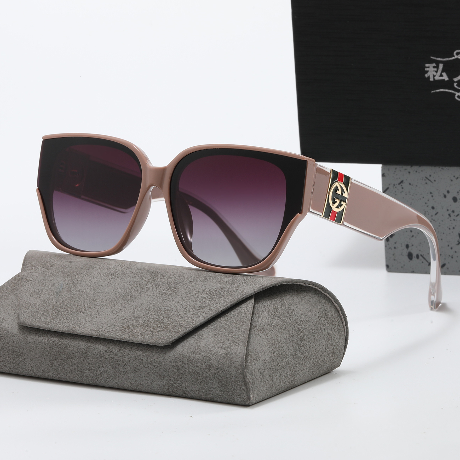 Luxury Brand Designer Sunglasses New Women's Sunglasses For Cross-Border Foreign Trade, Polarized, Uv-Protective, High-End, Suitable For European
