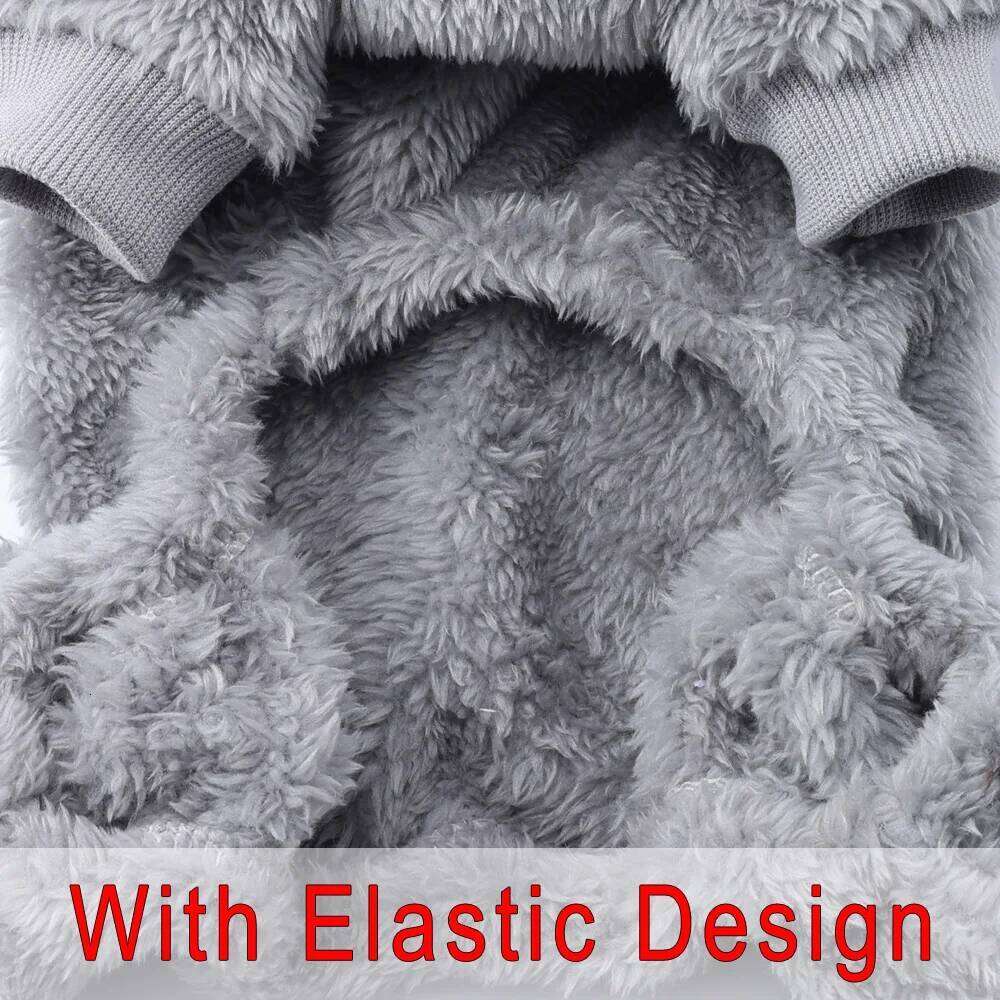Pet Dog Jumpsuit For Small Medium Dogs Cats Winter Warm Jacket Windproof Soft Fleece Puppy Coat with D-ring Chihuahua Clothing