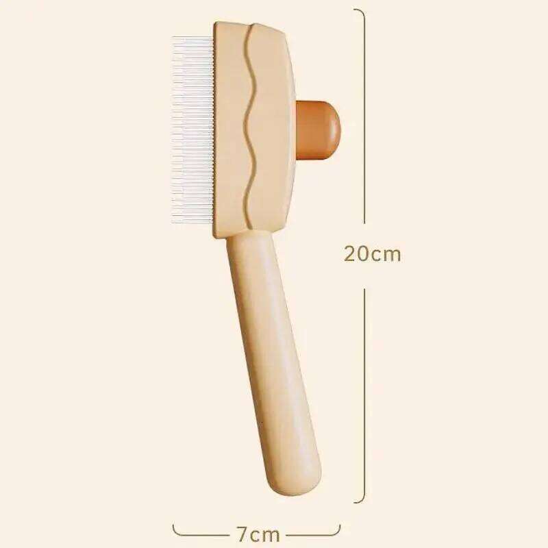 Comb Hair Remover One Button Dogs Self-cleaning Cat Brush Massage Combs Dog Grooming Brushes for Pet Products