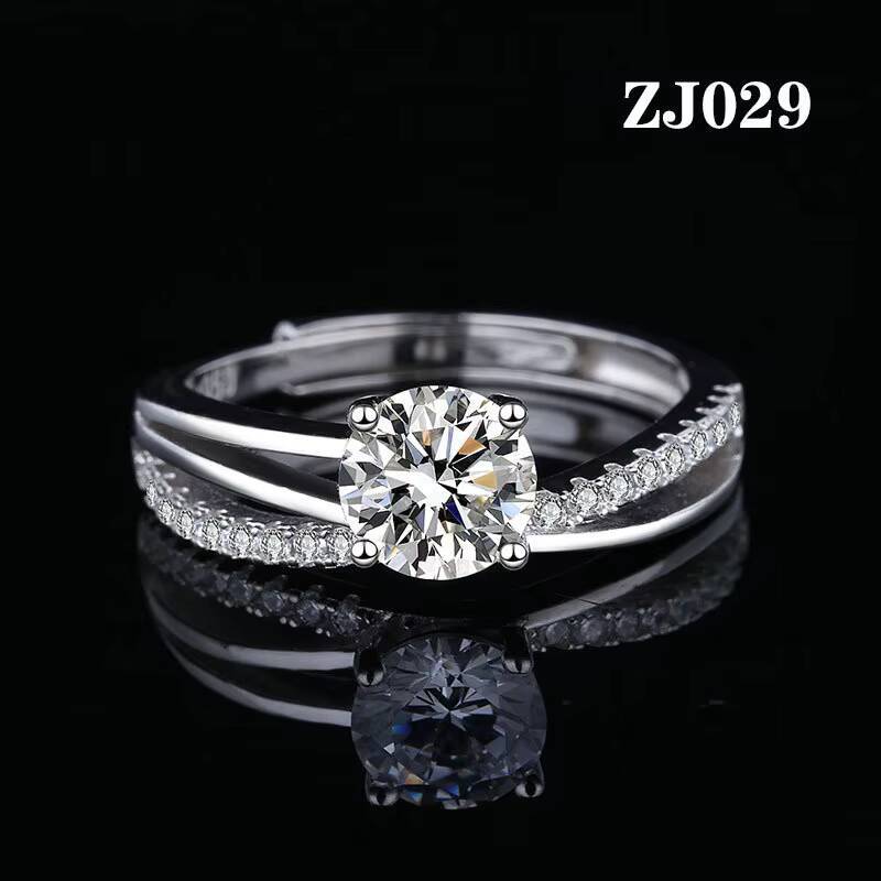 Madonna 6/7/8/9ct ZhengZhou Lab Created Diamonds Rings Grower Moissanite Custom Wholesale