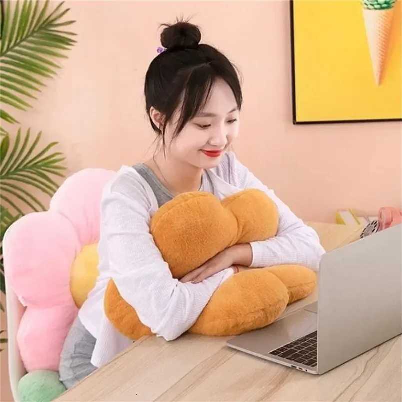 35cm Colorful Flowers Plush Cushion Cute Soft Sunflower Pillows Stuffed Toys for Girls Home Decorations Bedroom Office Supplies H260330 - view 6