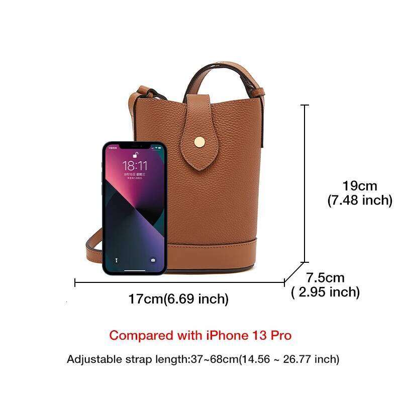 FOXER Mini Phone Travel Lightly For Girl Fashion Crossbody High Quality Small Women Split Leather Shoulder Cellphone Bag