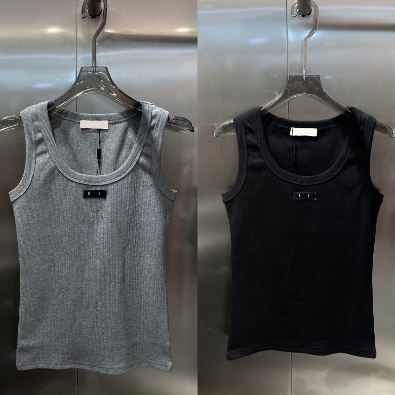 Summer Slim Sports Tanks Tees Women Sleeveless Knitted Tops Vest Sexy Camisole Designer Gym Breathable Sweatshirts