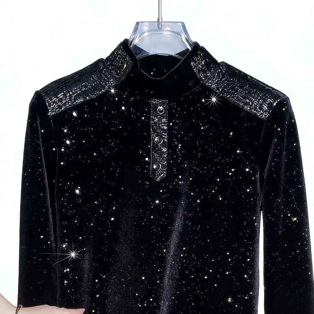 2026 Fall/Winter New Slim-Fit Shoulder Patchwork Fashion Versatile Trendy Men's Winter Wear Elegant Style Luanyun