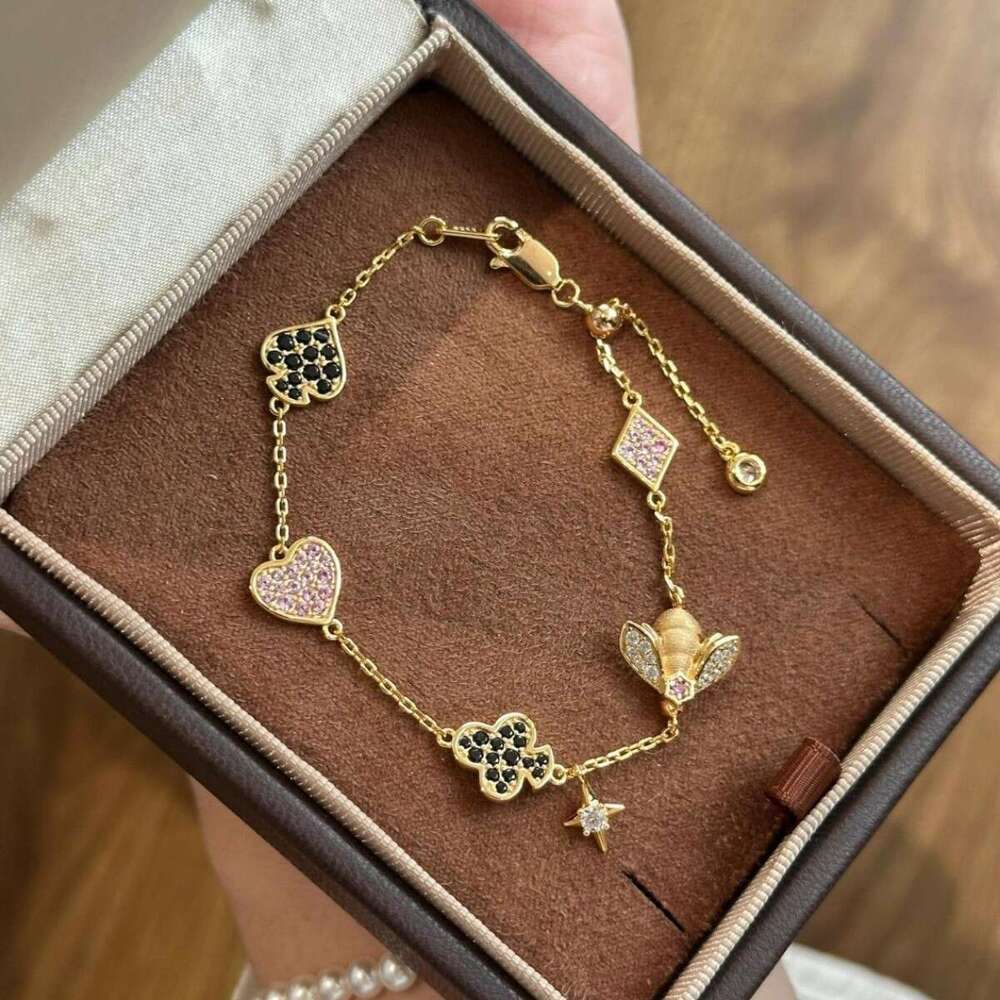 Light Luxury Style Jewelry Bracelet Exquisite Zircon Hand Accessories Versatile High-end Fashion Bracelet
