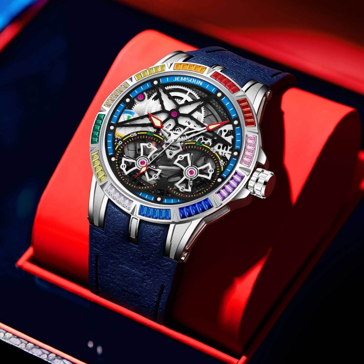 Watches Men Designer Sporty Diamond Luxury Luxury Elegant Retro Reloj De Lujo Sports Reloj Hombre Homme Montre De Luxe