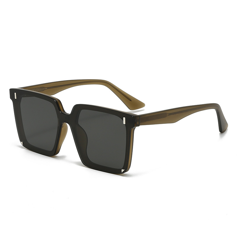Sunglasses Square Rice Nails Nylon Sunglasses Street Photography Trendy Korean Version Sunglasses