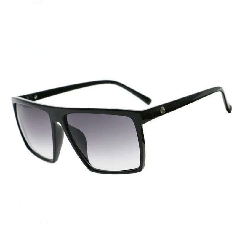 Women Spectacle Big Frame High Quality SunGlasses Vintage Designer Sun Glasses Men's Sunglasses Square Gafas De Sol 26Y0330