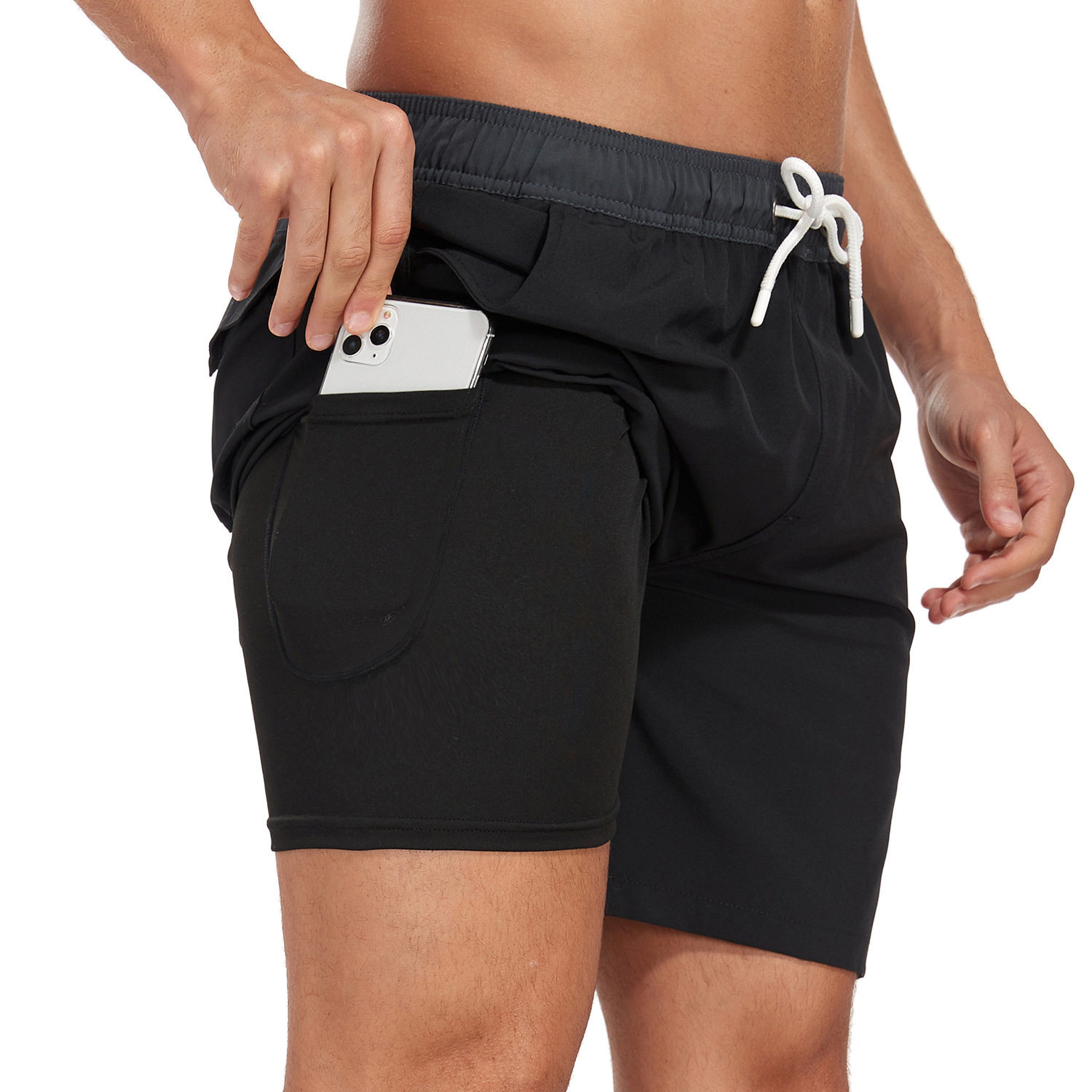 Comfortable Cross-Border Trade European Sizing Male Cotton Blend Liner Beachwear Bottoms
