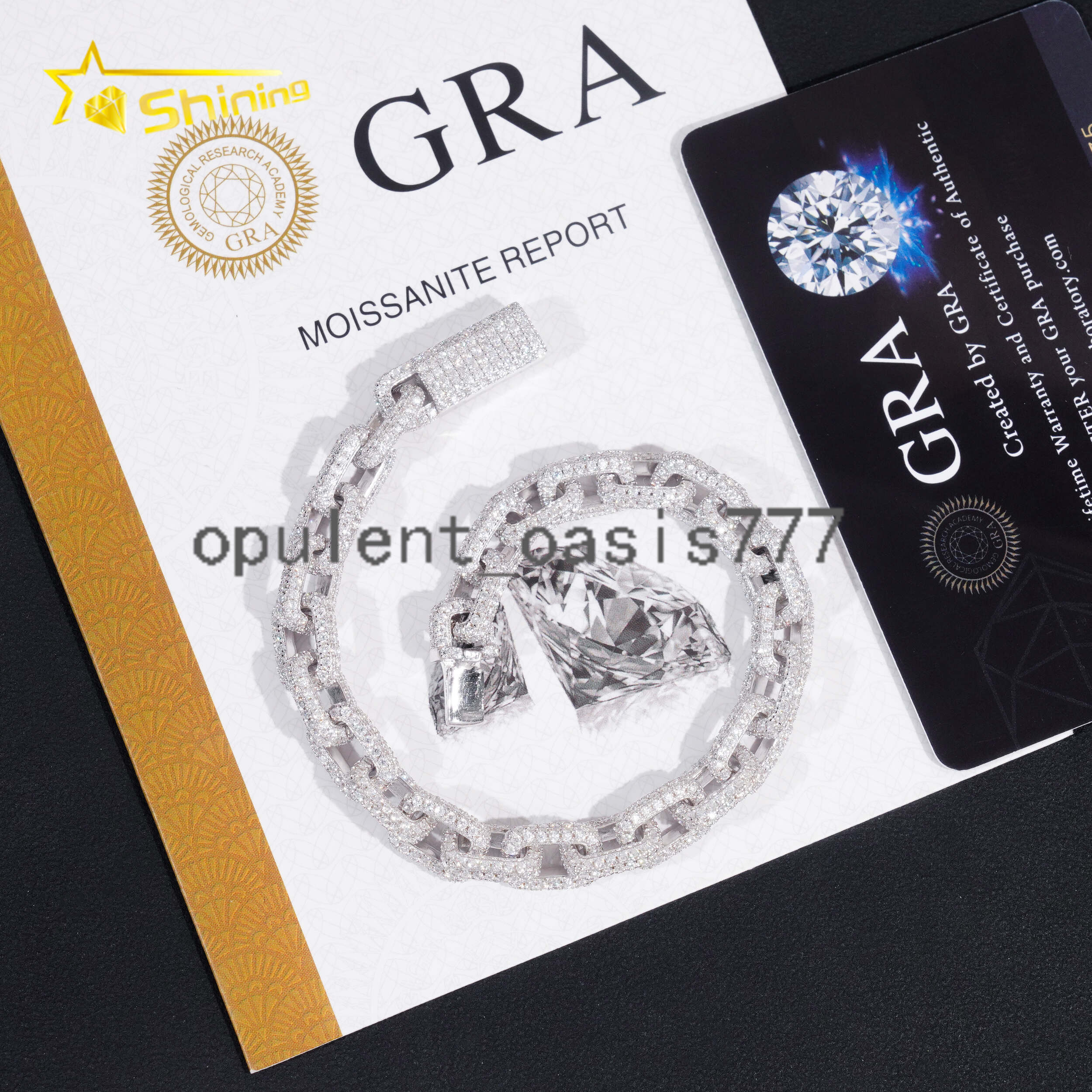 Factory Price Hip Hop Jewelry 925 Sterling Silver Pass Diamond Tester 8MM Fully Iced Out Box Chain Cuban Link Bracelet