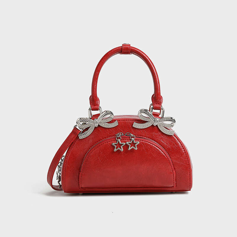 Sweet Cool Sparkling Diamond Bowknot Bowling New Women S Handbag Hot Girl Style Single Shoulder Crossbody Bag