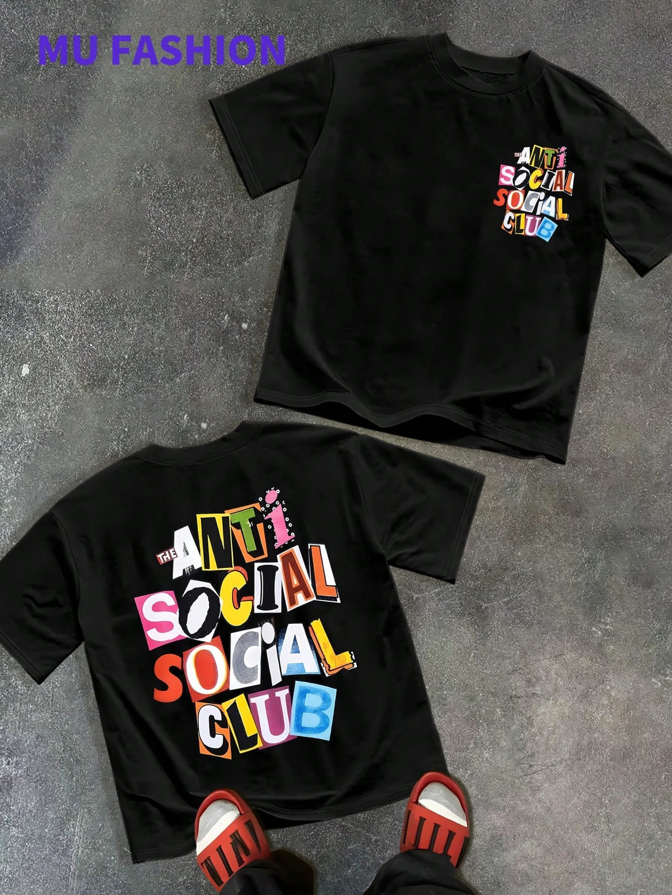 man clothe Social Club Men Printed Casual And Comfortable To Wear Mens T Shirt Ideal Unisex Breathable harajuku COTTON 260312
