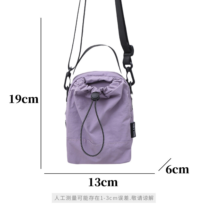 2025 New Phone Functional Style Can Hold Drawstring Design Sports Handheld Crossbody Women Water Bottle Bag