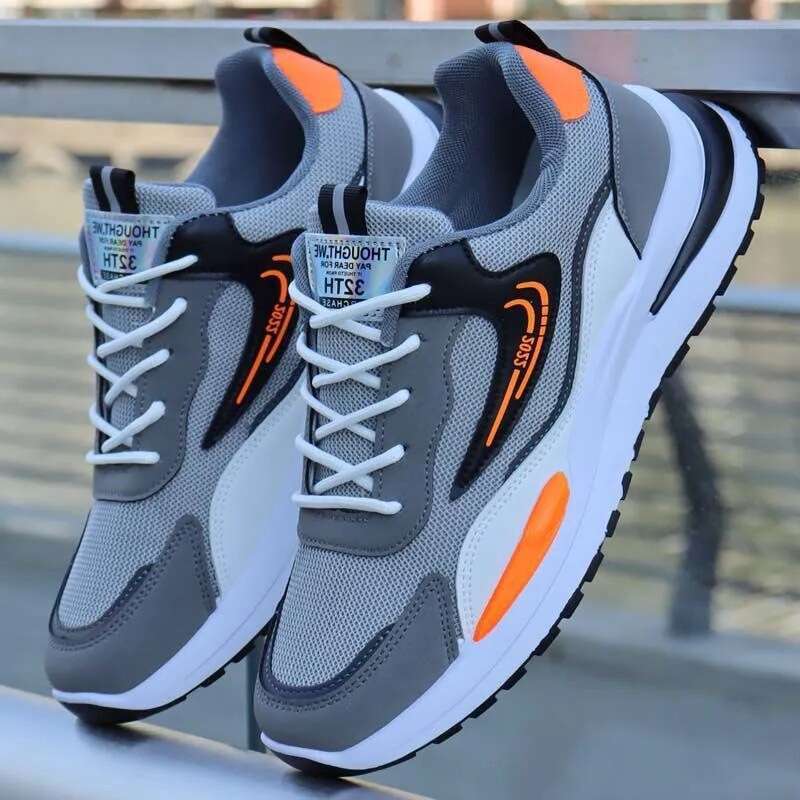 Men's fashionable trendy sneakers, Korean style running shoes, direct sales from the manufacturer, supports drop shipping, casual shoes