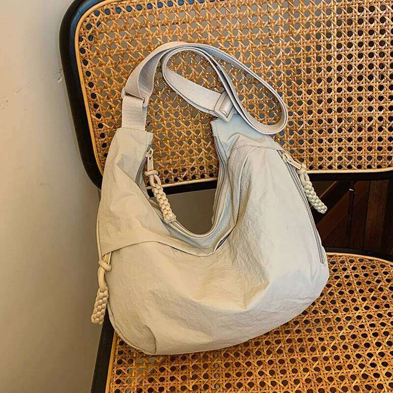 Fashionable And Minimalist Korean Version Dumpling Popular This Year New High Quality Shoulder Bag Large Capacity Tote Cr XIU LAI SI