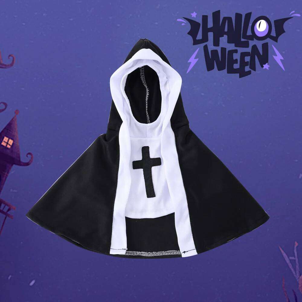 Halloween Pet Cosplay Costume For Small Medium Large Dogs Cats Funny Party Dress Up Dog Nun Outfits Chihuahua Pug Clothing
