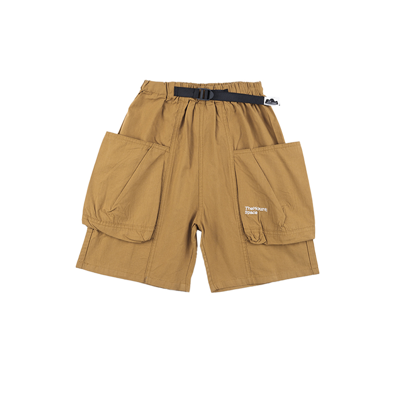 Shorts Kids Mountain Style Large Pocket Embroidered Cargo Shorts Outdoor Casual Utility Shorts 26DX3210
