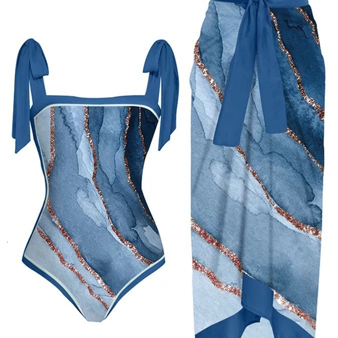 Free Shipping High Value 2026 European and American conservative tummy-concealing slimming vacation beach hot spring swimsuit retro one-piece bikini
