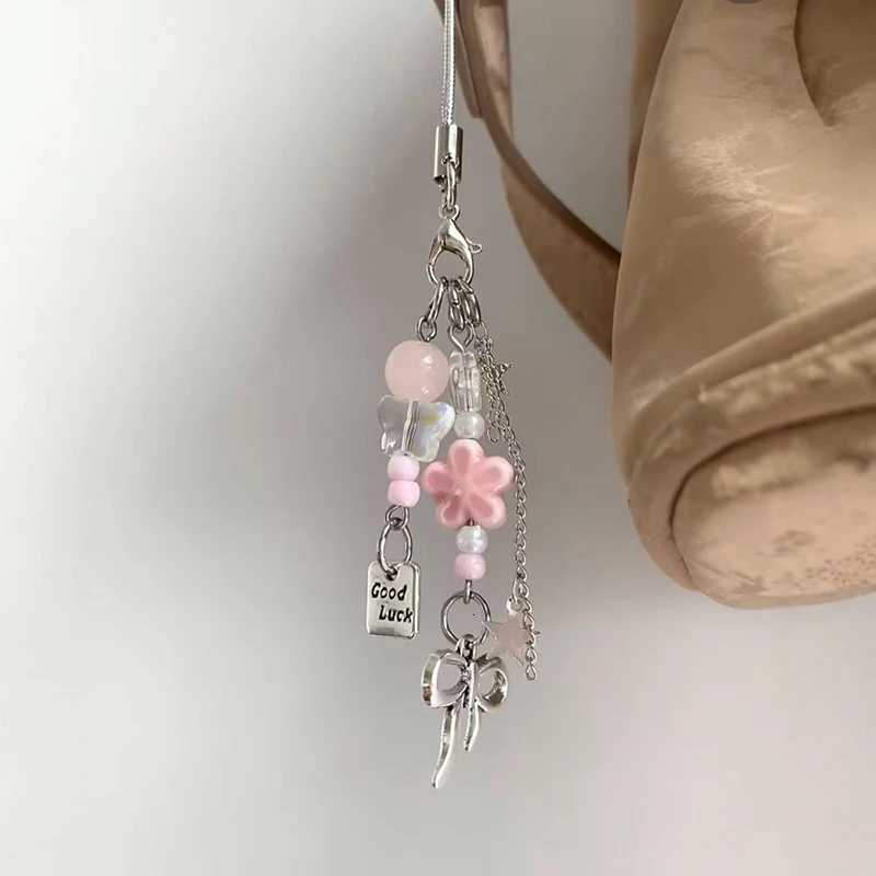 Y2K Delicate Bow Star Heart Keychain Bag Charm Creative Ins Camera Phone Lanyard Bag Decoration Kpop Accessories Gift Z260330
