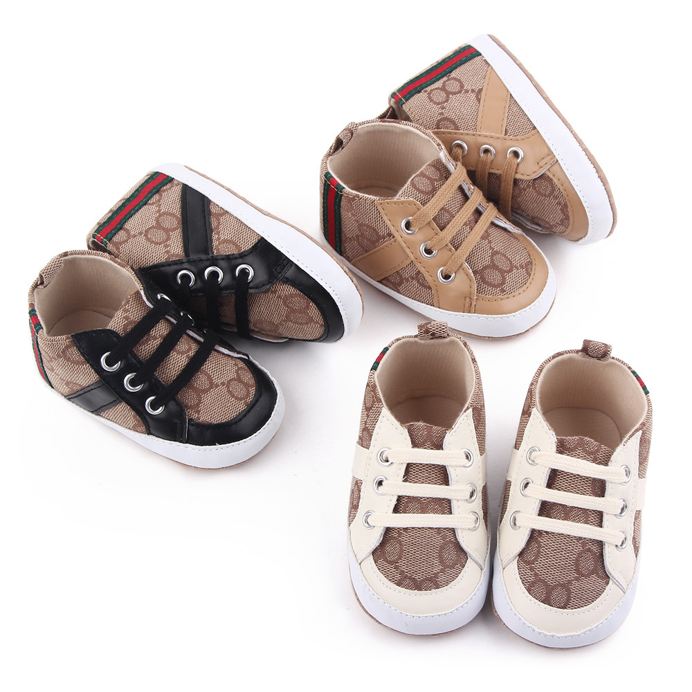 Newborn Shoes Newborn Kid Shoes Canvas Sneakers Infant Baby Boy Girl Soft Sole Crib Shoes First Walkers 0-18Month L0777