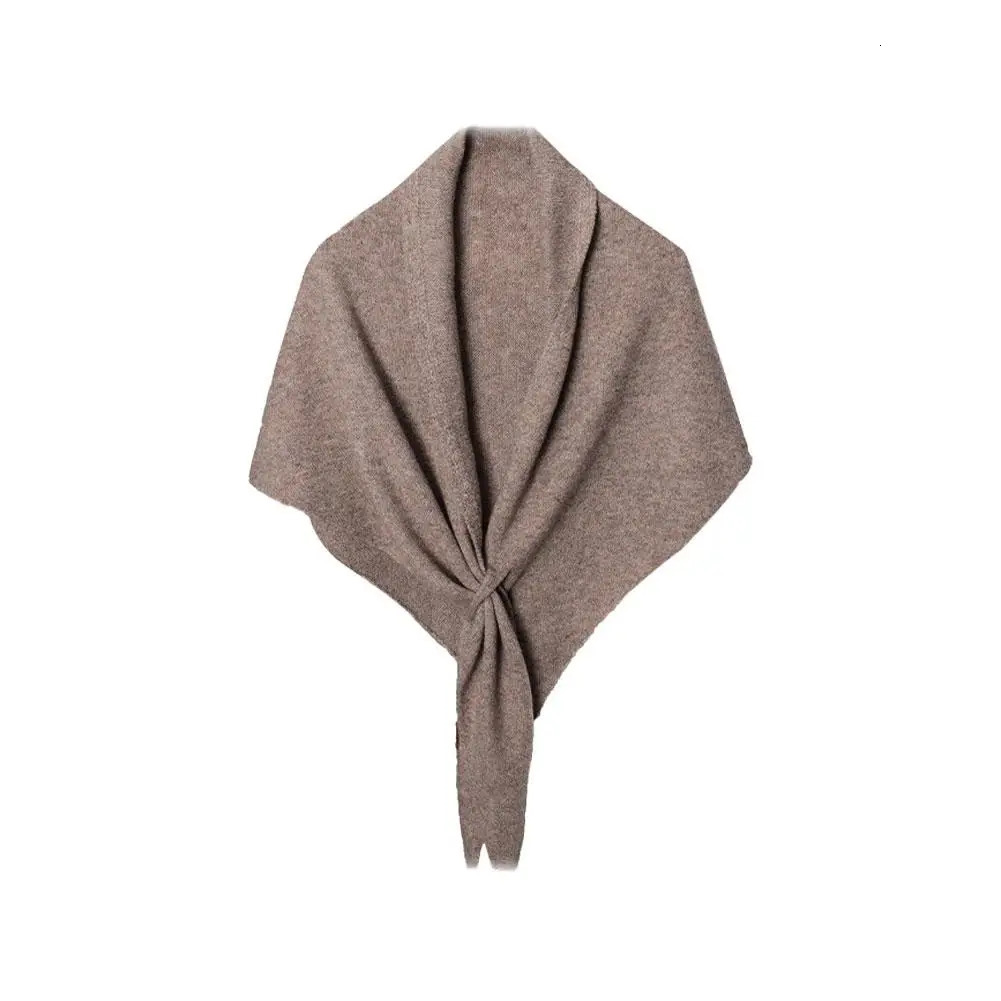 fashion Korean Triangle scarf shawl Womens Neck Wrap Wool Blended Female Thickened Warm Shoulder Shawl Winter Gift 260325