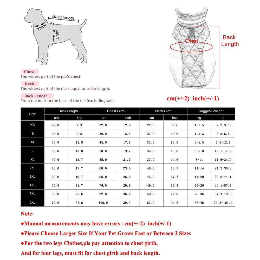 Windproof Big Pet Dog Jacket Coat Winter Warm Fleece Clothes For Small Large Dogs Cats Reflective Golden Retriever Pug Clothing
