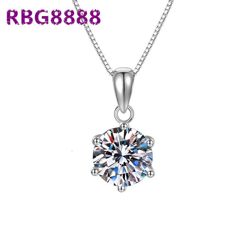 Trendy 3ct Moissanite Diamond Necklace for Women Starsgems Brilliant Cut Gemstone Unique and Stylish
