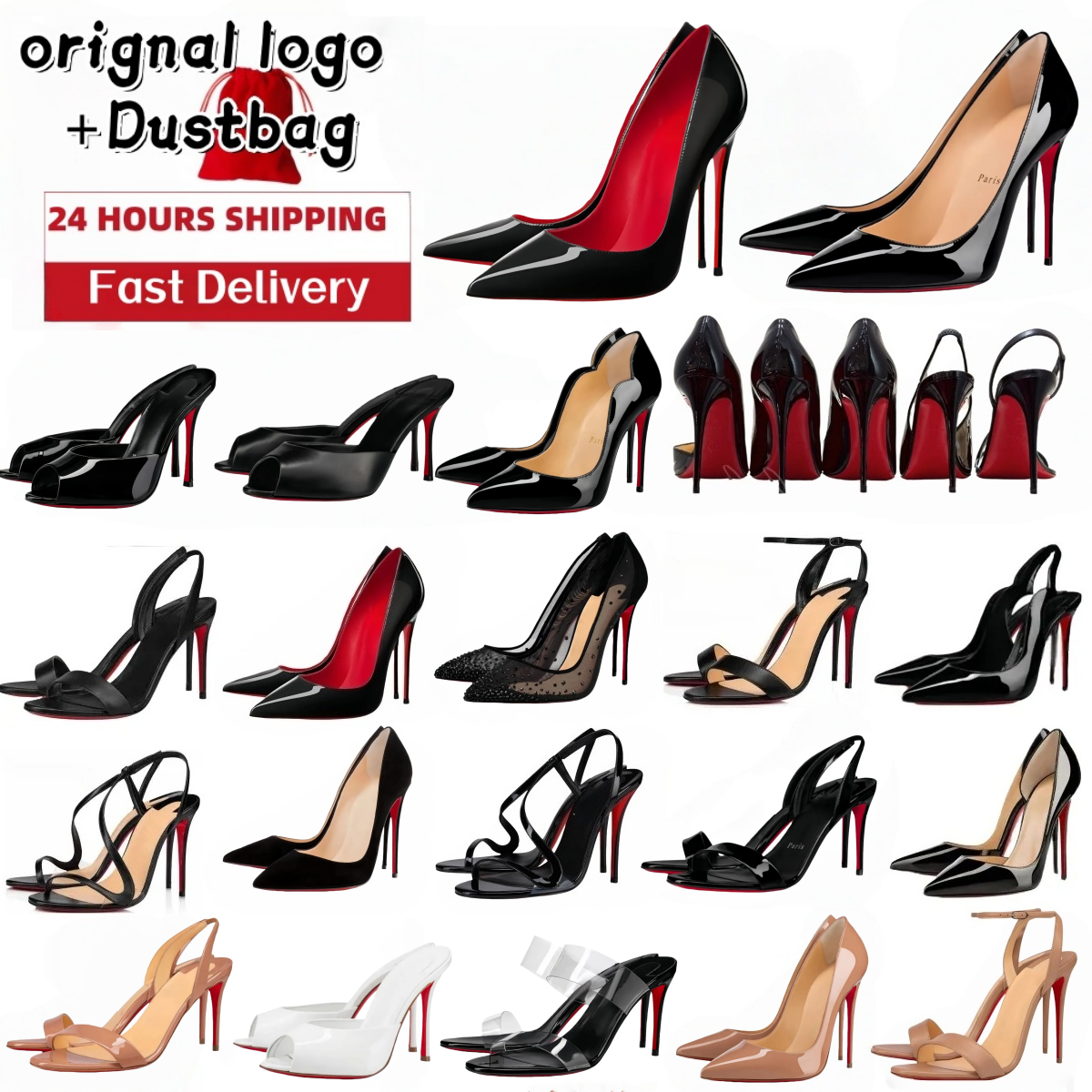 Designer Heels Women Red Peep Toes Sandals Red Dress Shoes Sexy Women Shoes 6cm 8cm 10cm 12cm Stiletto Genuine Leather Luxury Woman Pumps with Dust Bag 35-44