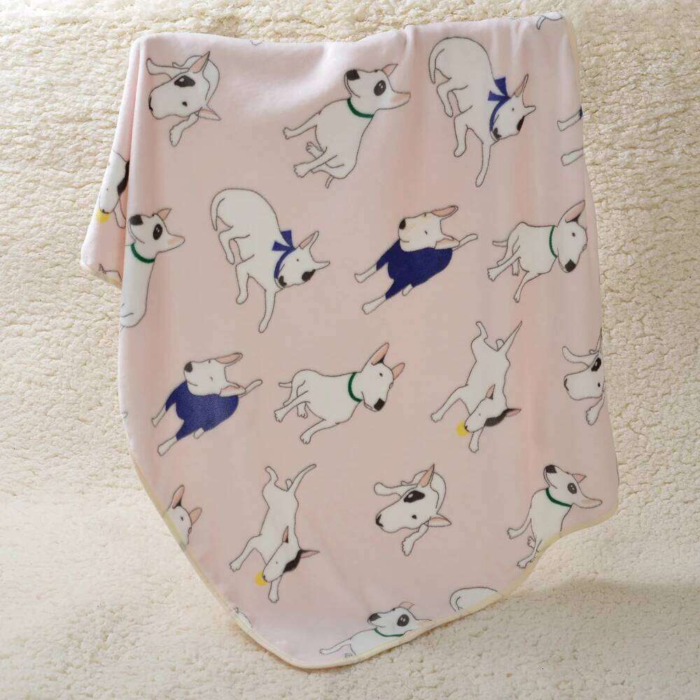 Autumn Winter Cat Bed Mats for Small Medium Cats Dogs Kitten Thicken Fleece Cozy Print Blanket Bulldog Chihuahua Pet Accessories
