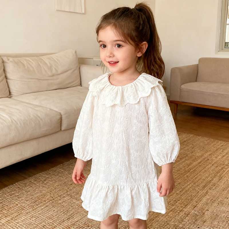 Autumn Baby Girl Dress European American Style Clothes Kids Princess Dresses Spring Long Sleeved Cotton 2-6Yrs Girl Party DressT260330
