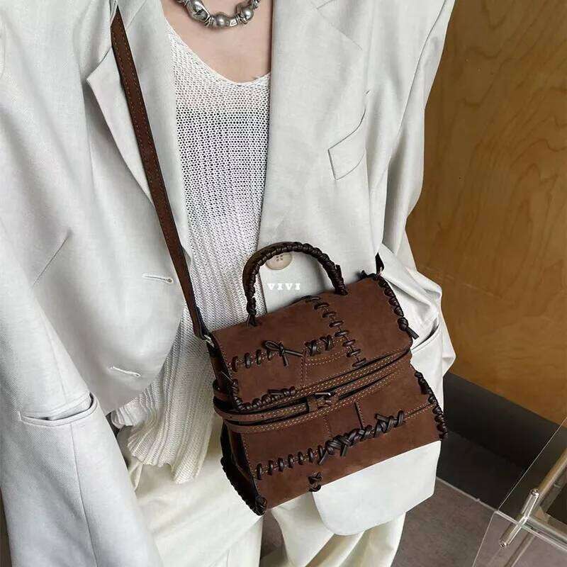 High Quality Handmade Woven Strap With Niche Design Women S New Fashionable And Versatile Handbag Crossbody Bag QIBALIANGPIN
