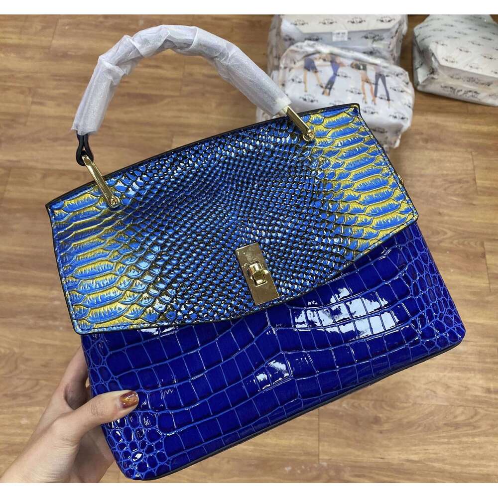 Designer Brand New High Quality Leather Handbags For Women Fashion Trend Crocodile Print Crossbody Bag Hot Sale