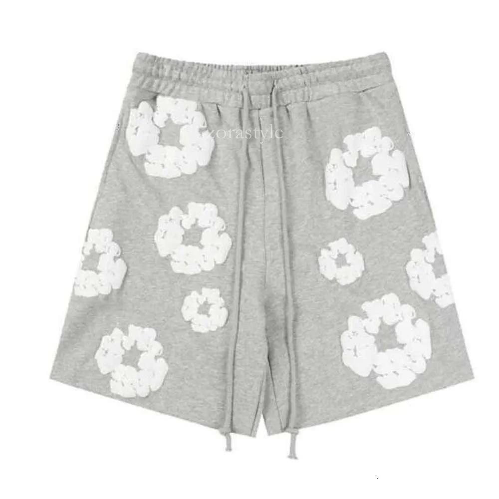 Denimly Tearsshorts Hoodie Denimly Shorts Short Kapok Pants Baggy New Summer Holes High Quality Embroidered For Denimly Cargo Cotton Wreath Shorts Denimm Tears 31a