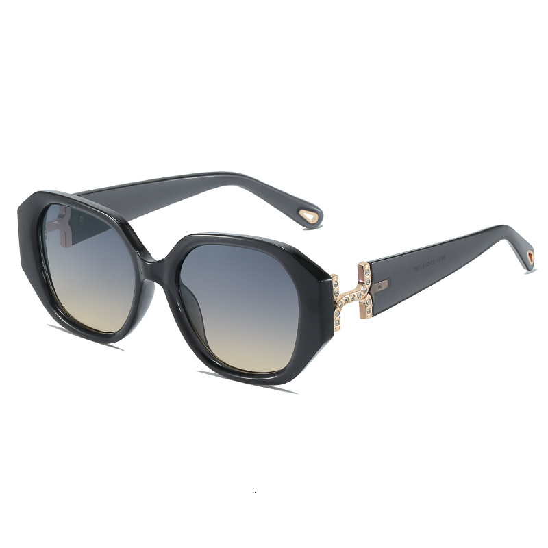 Luxury Brand Designer Sunglasses 2026 New Model Women's Sunglasses - High-End Sun Protection Shades, Versatile For Beach Trips, Export Trend