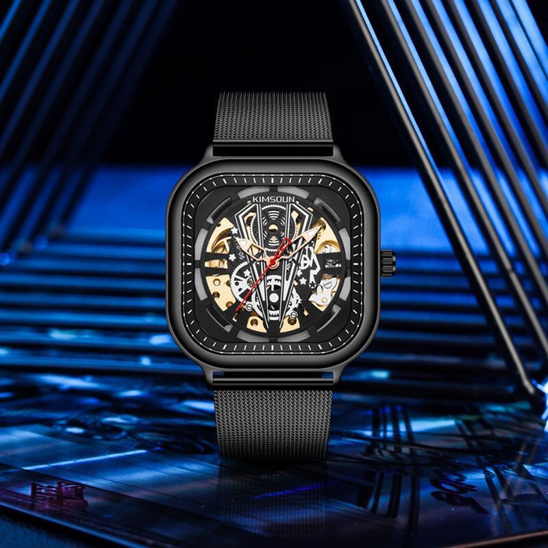 Watches Men Designer Classic Stainless Steel Watch Band Moissanite Elegant Chic Reloj De Lujo Sports Wristwatch Daily Wear Reloj Hombre Homme Montre D