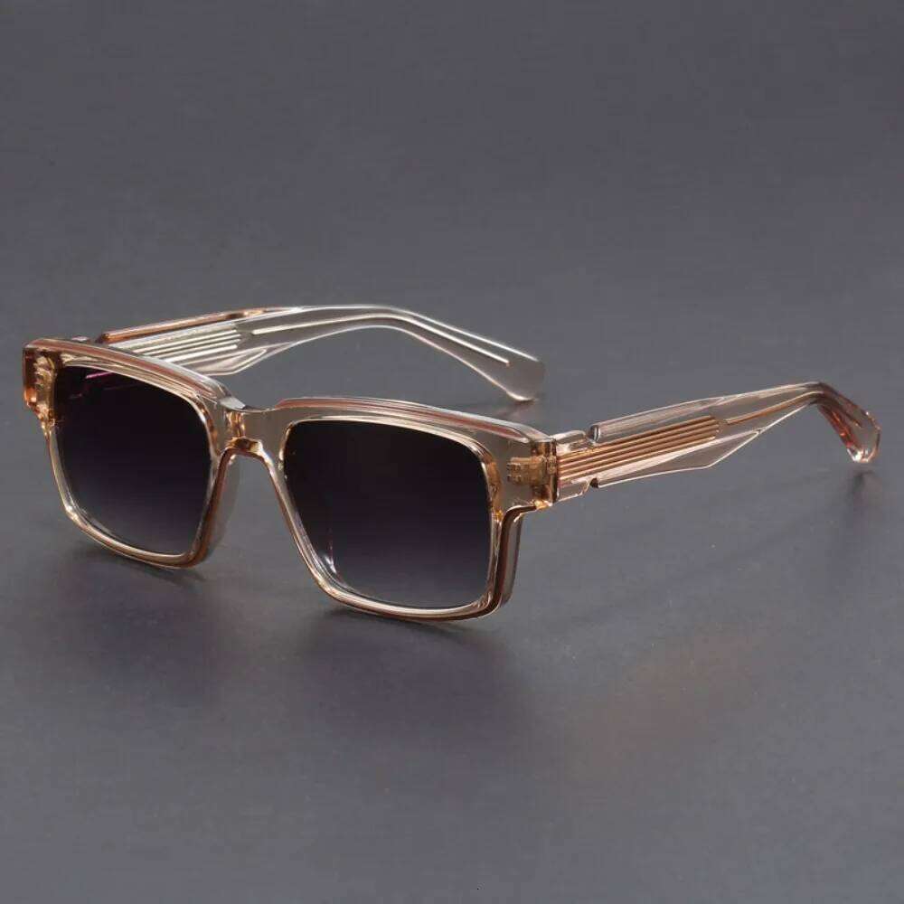 Fashion Square Frame Quality Brand Acetate Sunglasses Men polarized men Glasses Women Outdoor Driving Eyewea 26Y0330