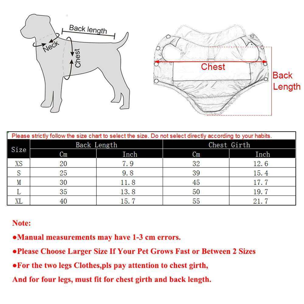 Pet Hiking Jacket With R-ing Warm Clothes Windproof Outdoor Camping CoatFor Small Dog Coat Chihuahua Yorkshire Outfits