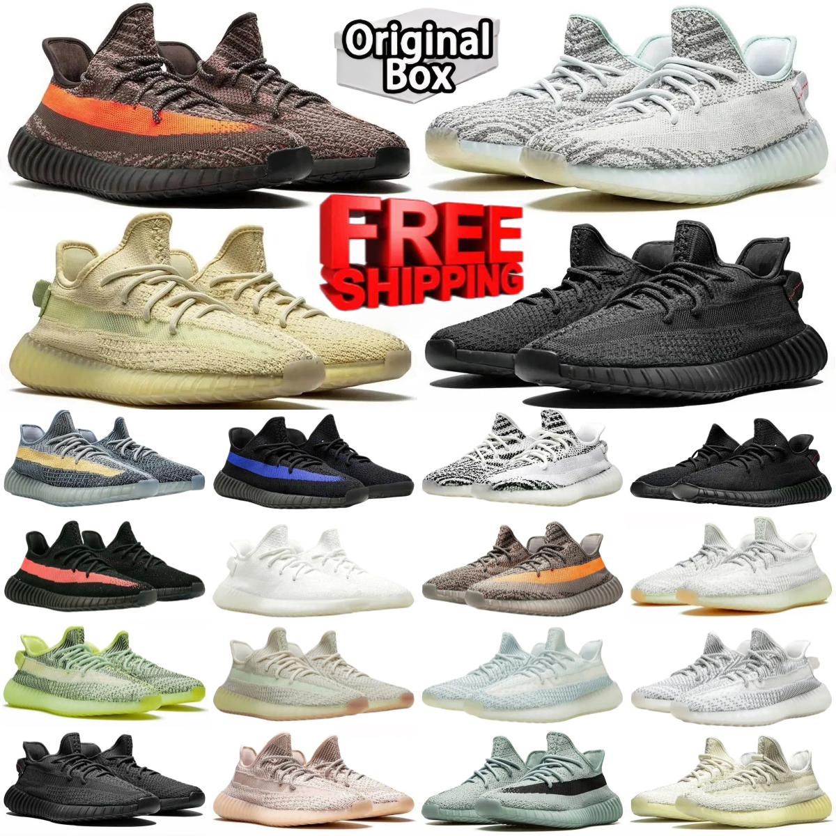 with box 350 shoes Designer running shoes men sports shoes women shoes classic retro black and white green mens and womens outdoor sneakers trainers size 36-48