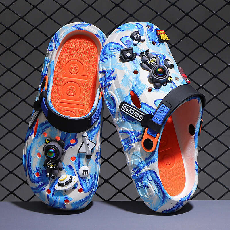 Free shipping EVA Clogs Summer 2026 New Non-Slip Odor-Resistant Beach Slippers Outdoor DIY Sports Sandals Men
