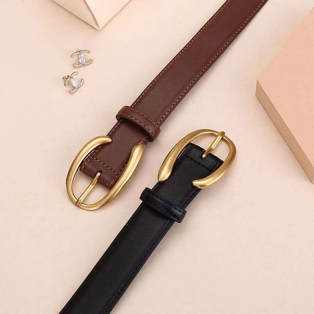 Letter Belt For Women; Women's Jeans Korean Style Belt; Fashionable And Versatile Decoration; High-End Belt. Chunjinqiuli