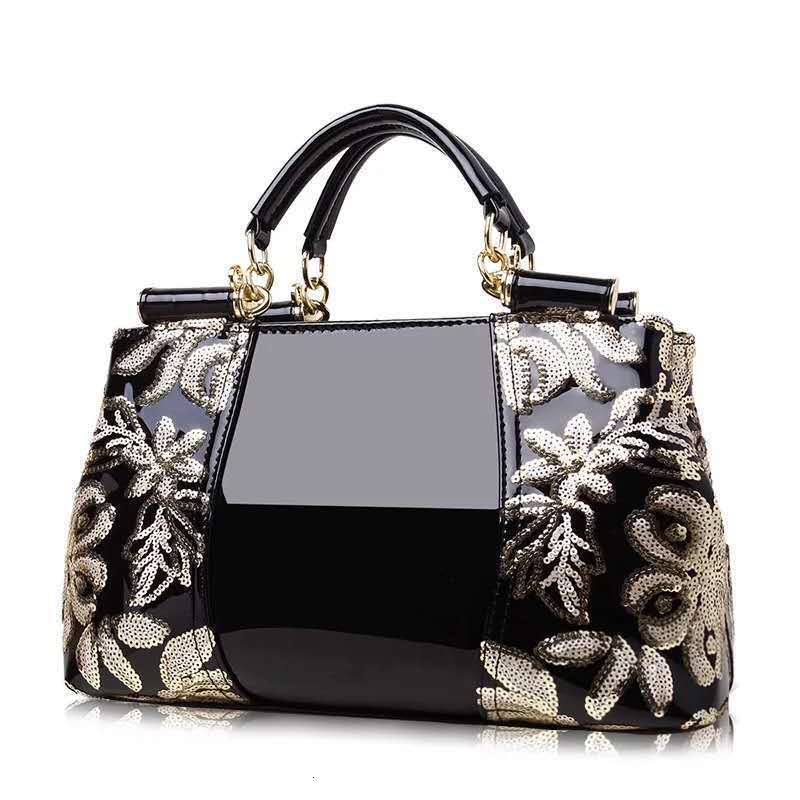 TB BHULAMTE Designer Luxury Women's Handbag 2026 New Fashion Patent Leather European And American Shiny Leather Elegant Handbag Single Shoulder C
