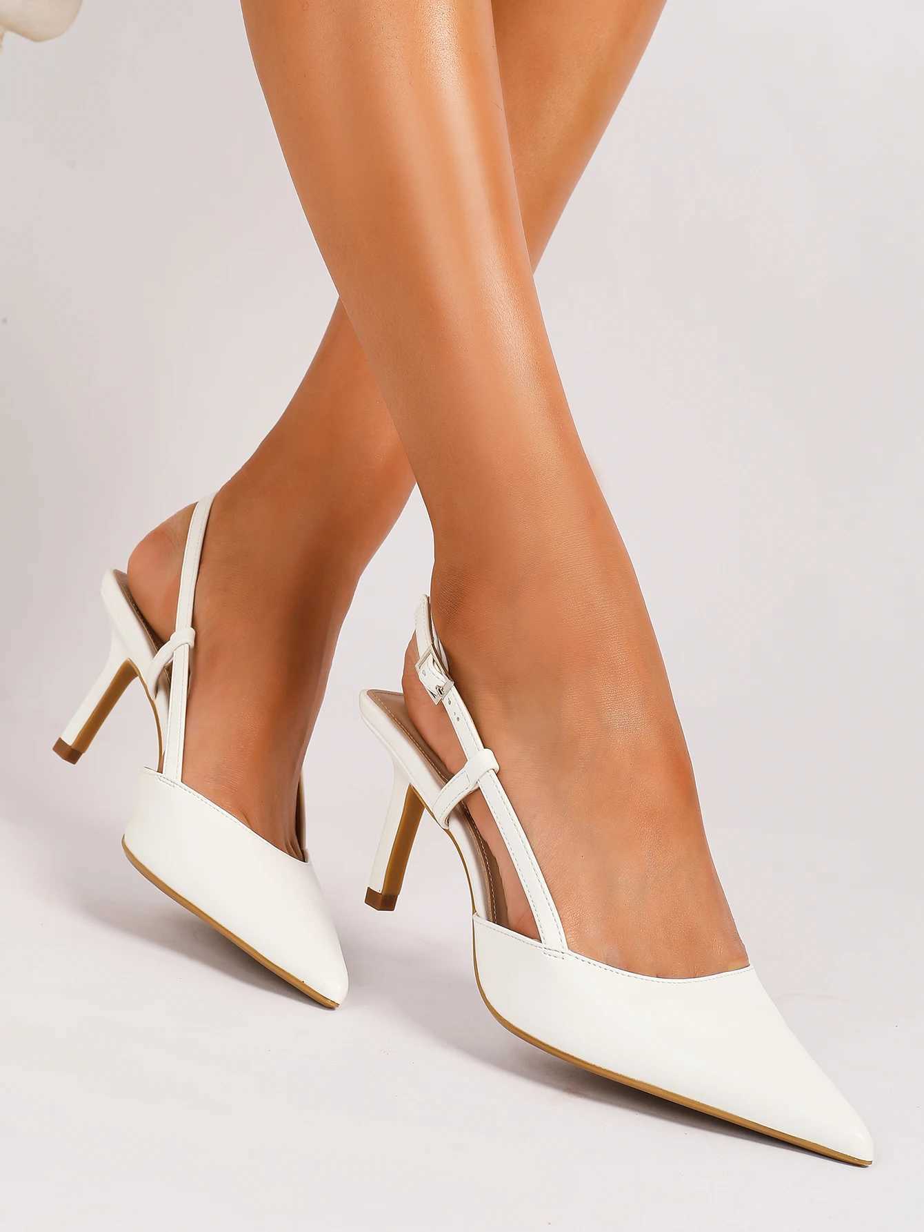 Fashionable and elegant womens shallow pointed-toe high heels comfortable simple and versatile slim high heels Z260330