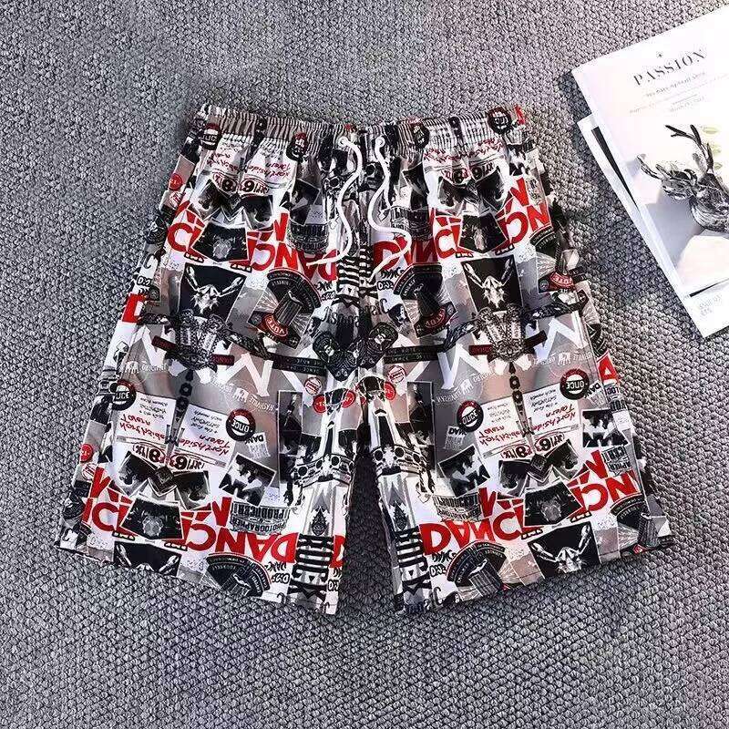 American Fashion Trend Sell Pattern Patch Casual Men Street Y2k New Hip Hop Retro Sports Harajuku Punk Rock Shorts