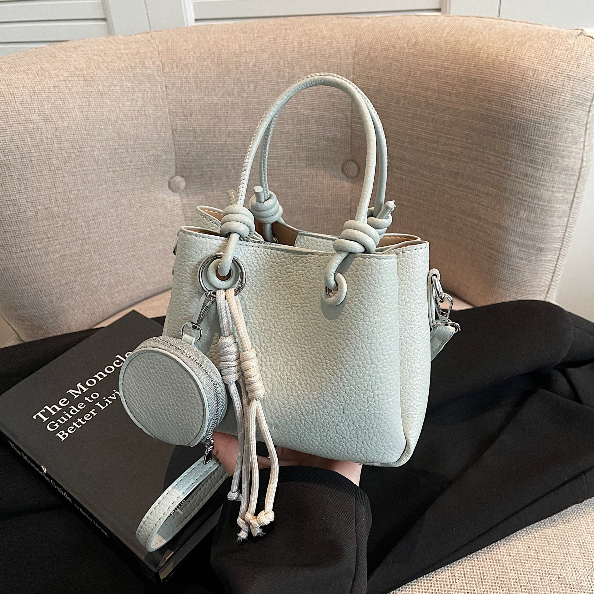 Women's 2026 Spring/Summer New Trendy Fashionable Shoulder Crossbody Bag Large Capacity Versatile Retro Korean Style Handbag for Women