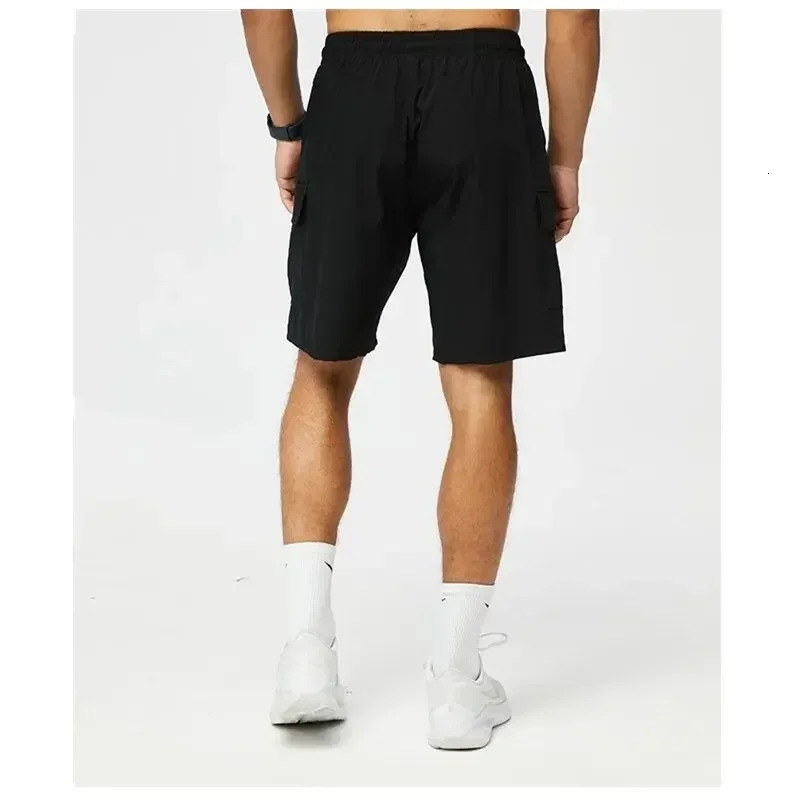 Outdoor shorts bike shorts with elastic belts baggy work shorts with multiple pockets quick-drying printed sweatpants 260327