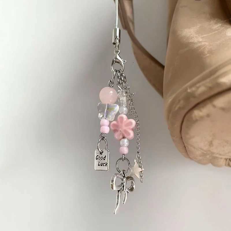 Y2K Delicate Bow Star Heart Keychain Bag Charm Creative Ins Camera Phone Lanyard Bag Decoration Kpop Accessories Gift Z260330