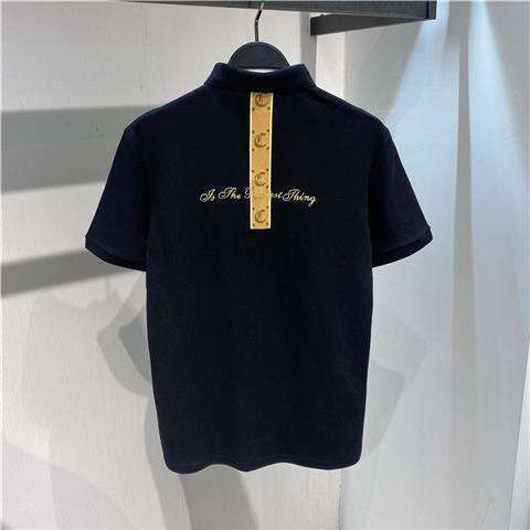 Men's Summer New Fashion Business Casual Polo Shirt Trendy Embroidered Turn-Down Collar Short-Sleeve T-Shirt Top