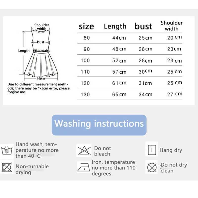 Dresses Summer For Girls Sleeveless Cute Print Girl Princess Dress Kids Party Girls Dress Kids Girl Fashion ClothingsT260330
